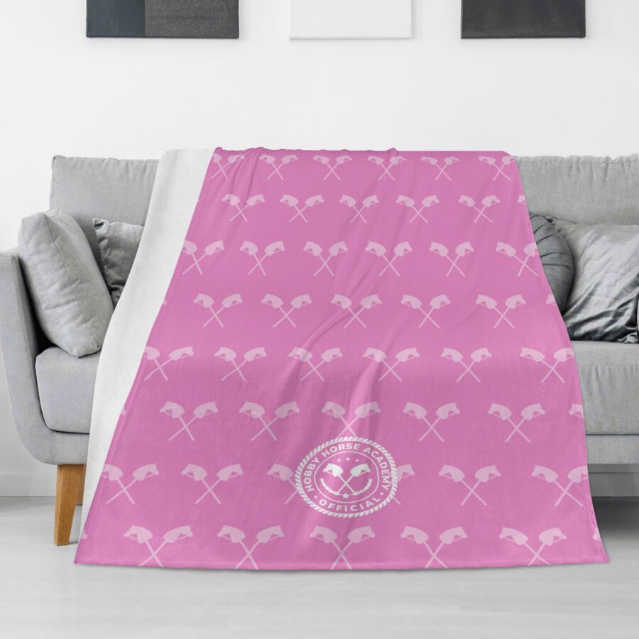 Cozy Hobbyhorse Blanket ♥ BABY PINK