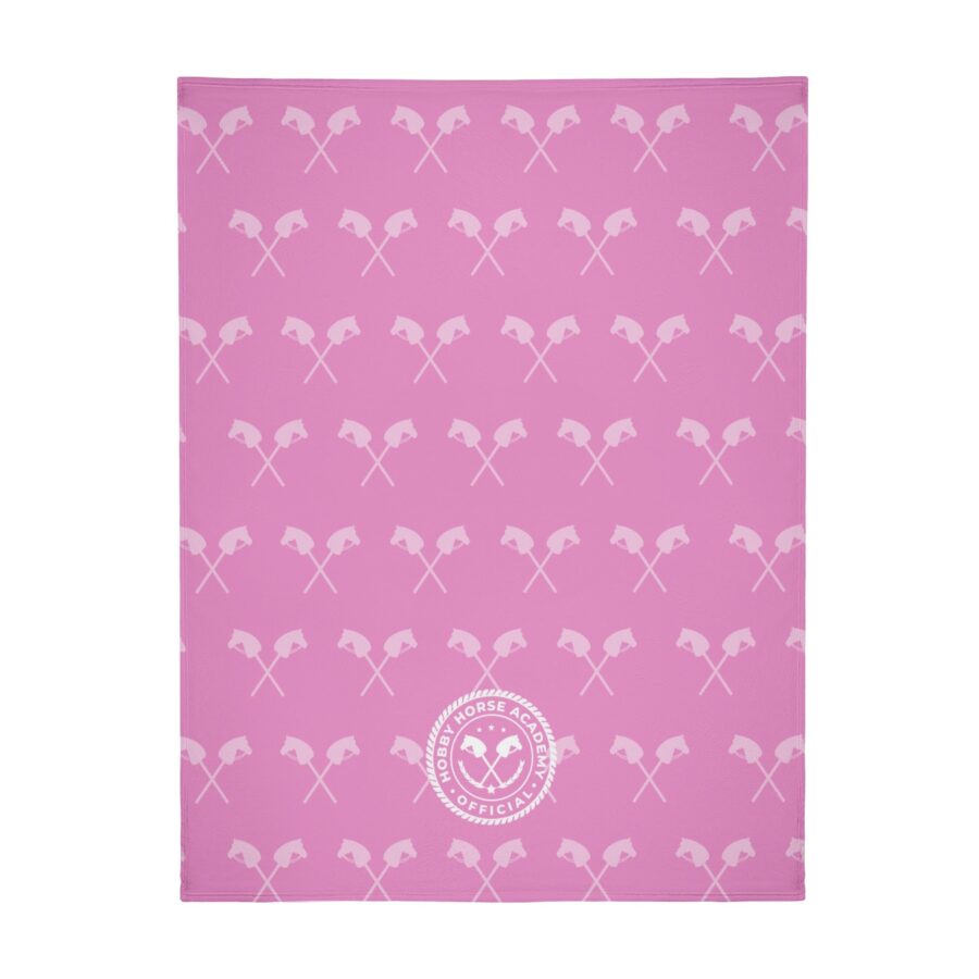 Cozy Hobbyhorse Blanket ♥ BABY PINK