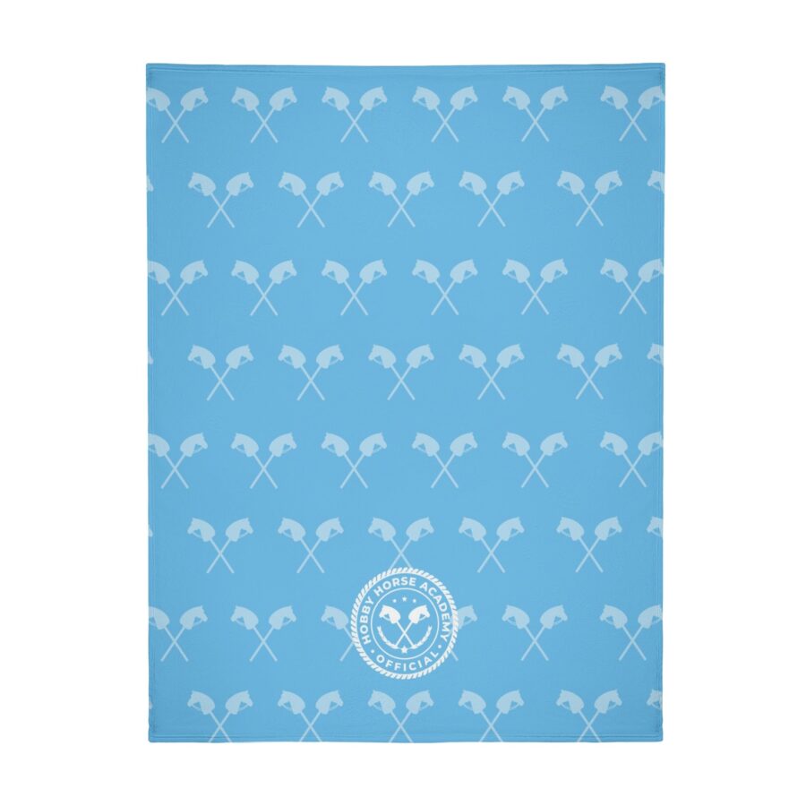 Cozy Hobbyhorse Blanket ♥ BABY BLUE