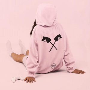 CROSSED HobbyHorses hoodie ❤︎ Baby Pink