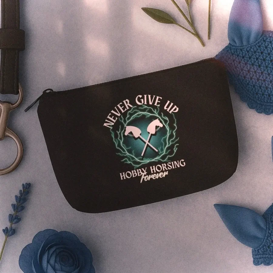 Mini Bag for Hobbyhorse Accessories ❤︎ Never Give Up NEON Blue